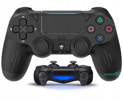 Belaidis ir laidinis valdiklis PS4, juodas