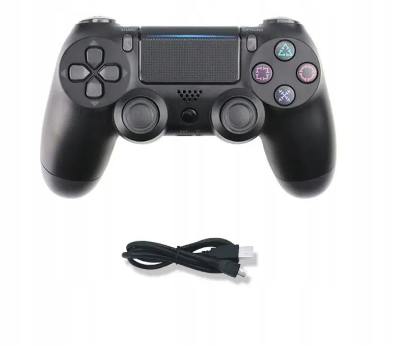 Belaidis PS4 valdiklis AI&JL su vibracija, juodas