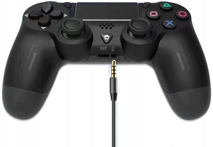 Belaidis PS4 valdiklis su vibracija, PlayStation 4 / Slim / Pro, juodas