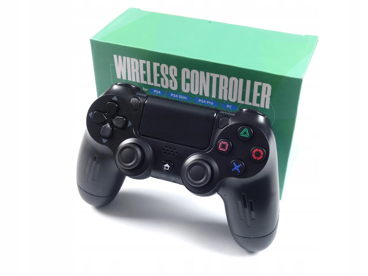 Belaidis PS4 valdiklis su vibracija, PlayStation 4 / Slim / Pro, juodas