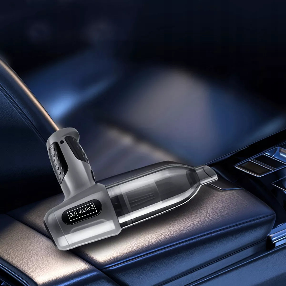 Belaidis rankinis automobilinis dulkių siurblys 2in1 su oro pūtiklio funkcija