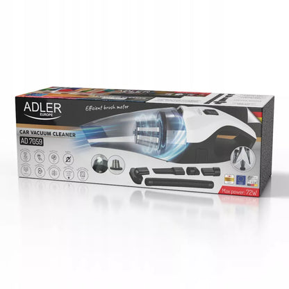 Belaidis rankinis automobilinis dulkių siurblys, galingas, priedai, USB-C/12V