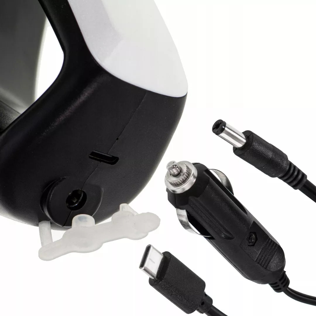Belaidis rankinis automobilinis dulkių siurblys, galingas, priedai, USB-C/12V