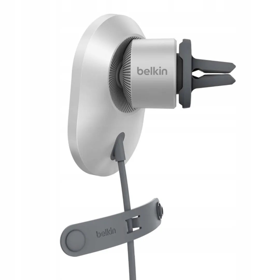 Belkin automobilinis įkroviklis, magnetinis, Qi2.0, 15W, 20W maitinimo adapteris, pilkas