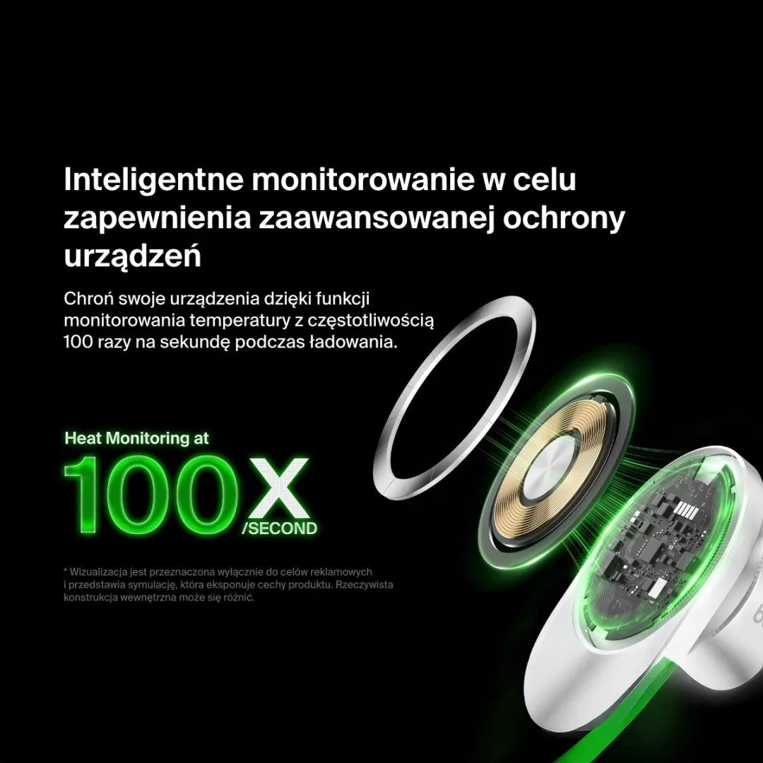 Belkin automobilinis įkroviklis, magnetinis, Qi2.0, 15W, 20W maitinimo adapteris, pilkas