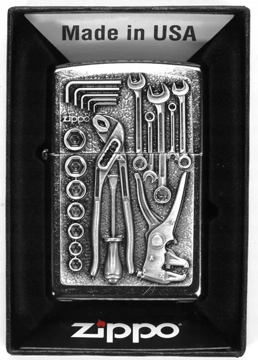 Benzininis vėjui atsparus žiebtuvėlis Zippo TOOL BOX 2007114