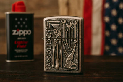 Benzininis vėjui atsparus žiebtuvėlis Zippo TOOL BOX 2007114