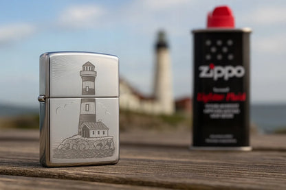 Benzininis žiebtuvėlis Zippo Black Ice 60001163, vėjui atsparus