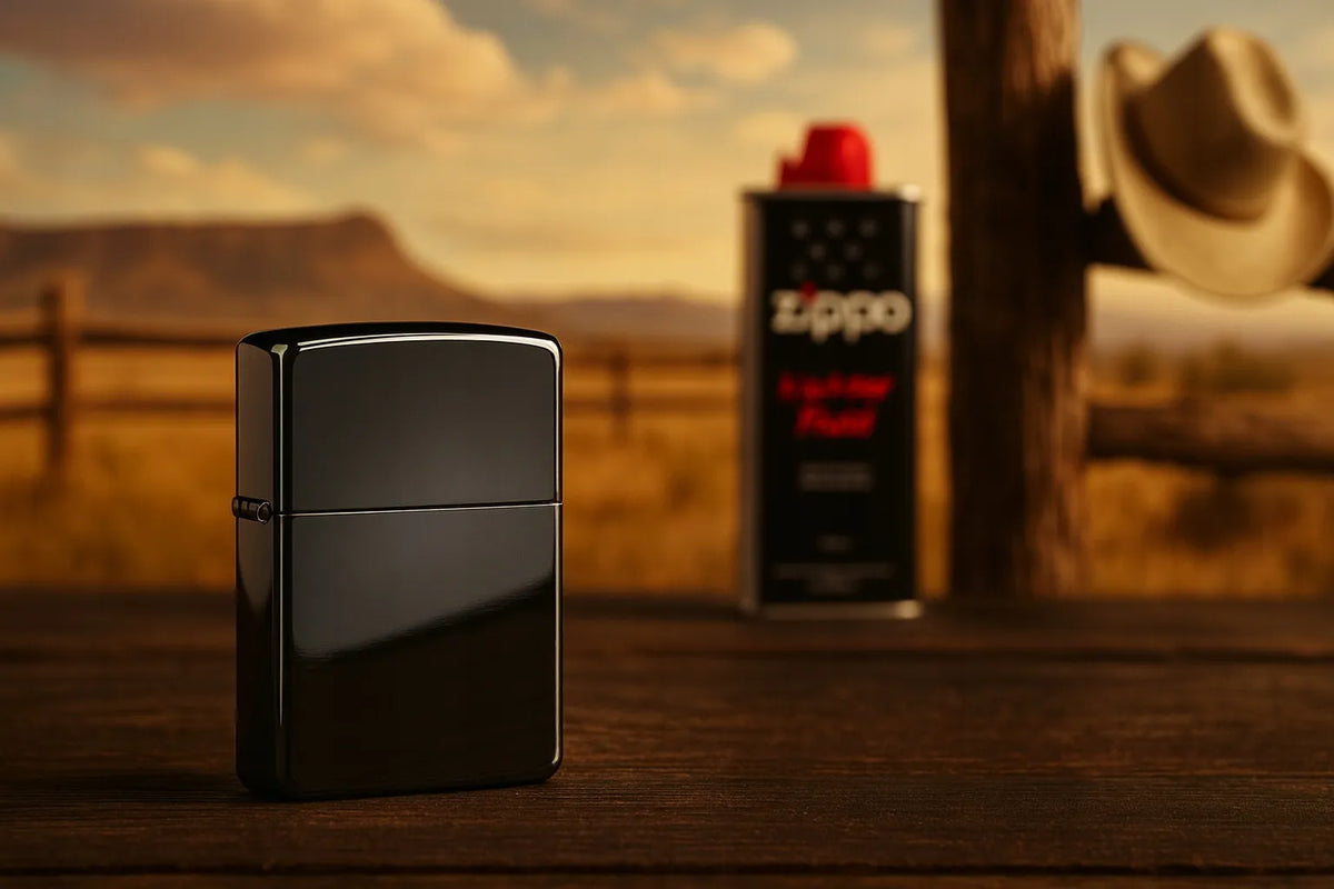 Benzininis žiebtuvėlis Zippo Black Ice 60001163, vėjui atsparus