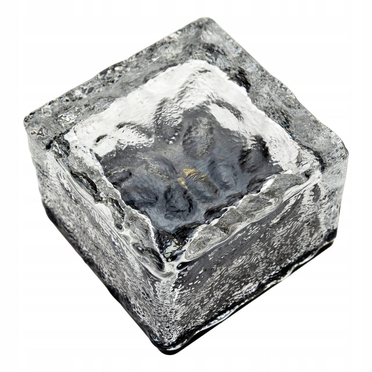 Berge LED saulės energija varomas sodo šviestuvas ledo kubelio formos 7x7 cm, dekoratyvus ir patvarus, juodos spalvos