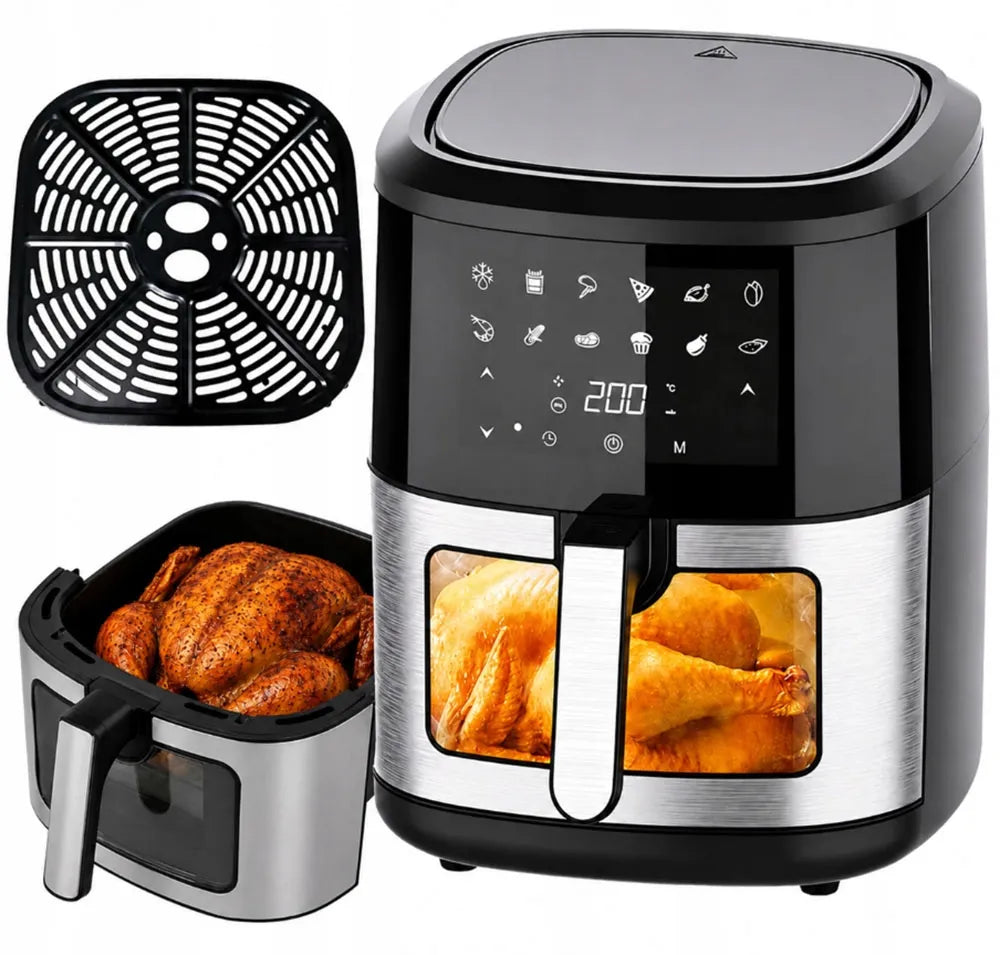 Berialė gruzdintuvė Air Fryer 6L 1500W 12 programų