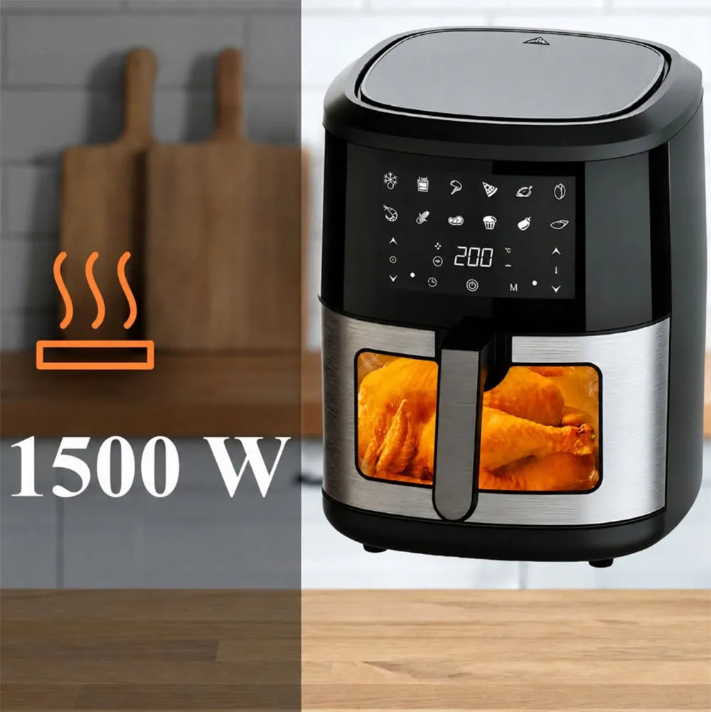 Berialė gruzdintuvė Air Fryer 6L 1500W 12 programų