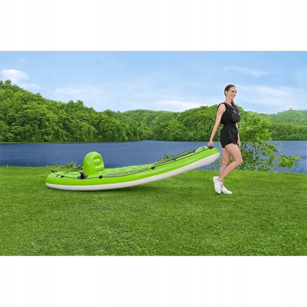 Bestway Hydro-Force Koracle pripučiamas vienvietis kajakas su irklais ir pompa