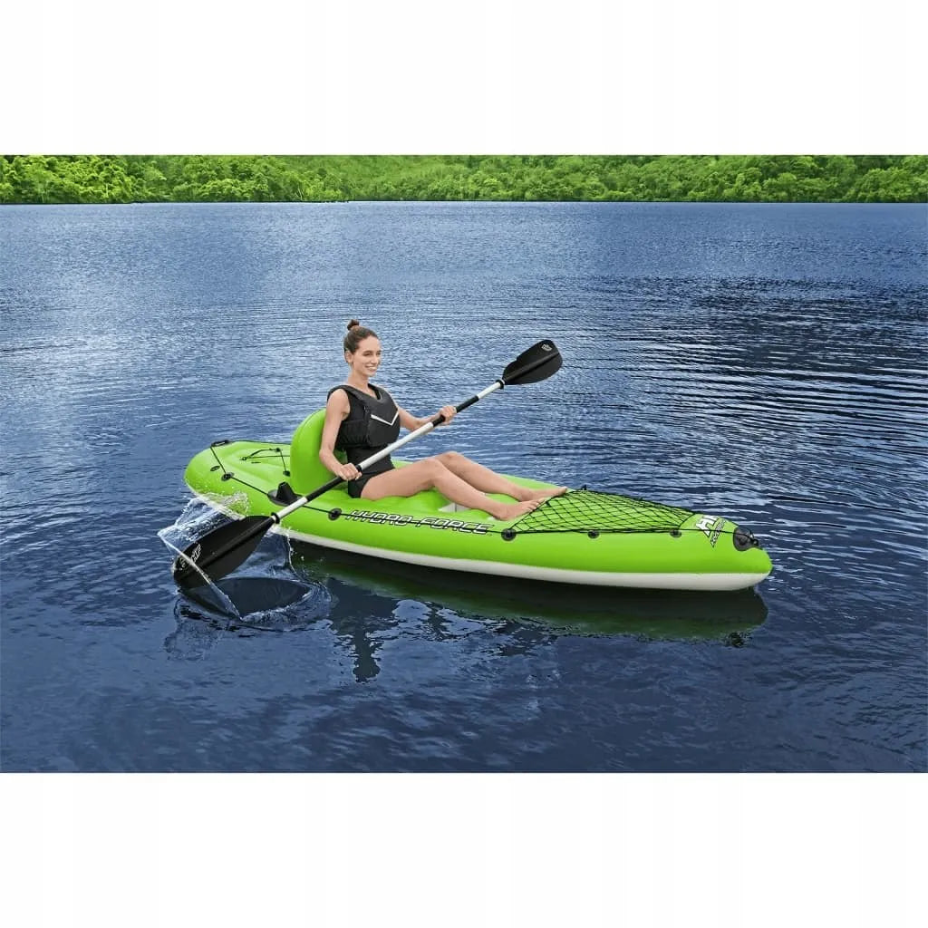 Bestway Hydro-Force Koracle pripučiamas vienvietis kajakas su irklais ir pompa
