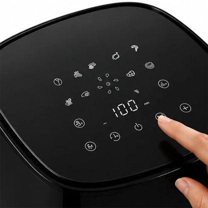Bežriebė gruzdintuvė Air Fryer 5L, 1500W, 9 programos, galinga