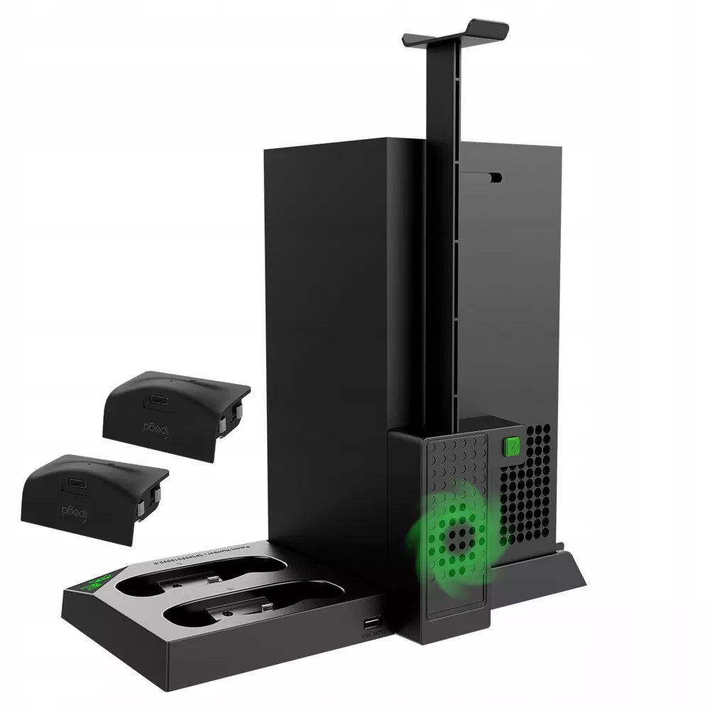 iPega aušinimo stotelė Xbox Series X su dviem valdikliais