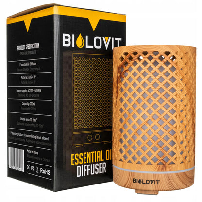 Bilovit ultragarsinis eterinių aliejų difuzorius aromaterapijai, natūralus