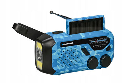 „Blaupunkt ER10BC“ nešiojamasis AM/FM radijas, mėlynas
