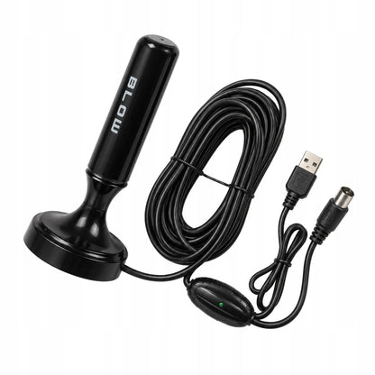 BLOW ATD40 aktyvioji kambarinė antena DVB-T2 televizoriui, 4K, MUX-8, LTE filtras