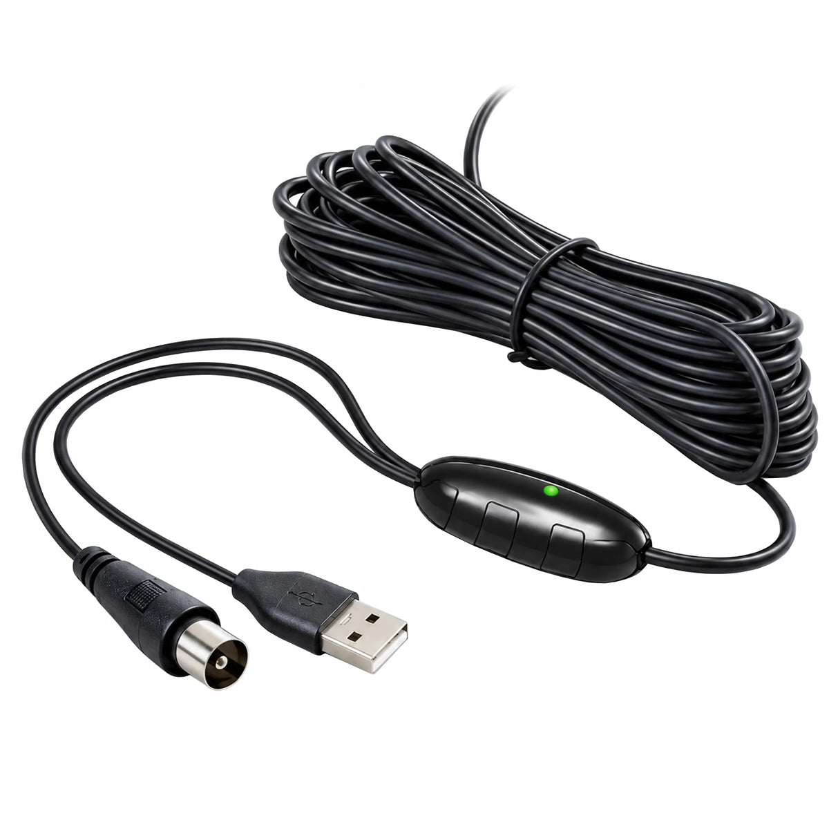 BLOW ATD40 aktyvioji kambarinė antena DVB-T2 televizoriui, 4K, MUX-8, LTE filtras
