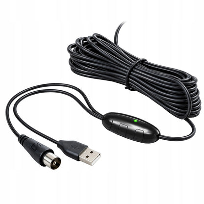 BLOW ATD40 aktyvioji kambarinė antena DVB-T2 televizoriui, 4K, MUX-8, LTE filtras