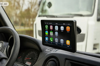 BLOW belaidė automobilinė multimedijos stotelė su CarPlay, Wi-Fi, 7 colių ekranu, Bluetooth ir galinio vaizdo kamera