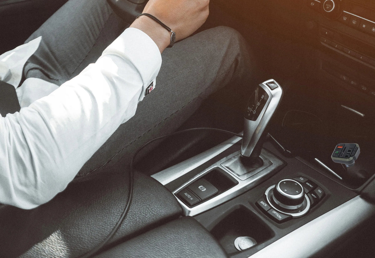 BLOW Bluetooth 5.3 automobilinis FM siųstuvas, laisvų rankų įranga, QC 3.0 PD 20W