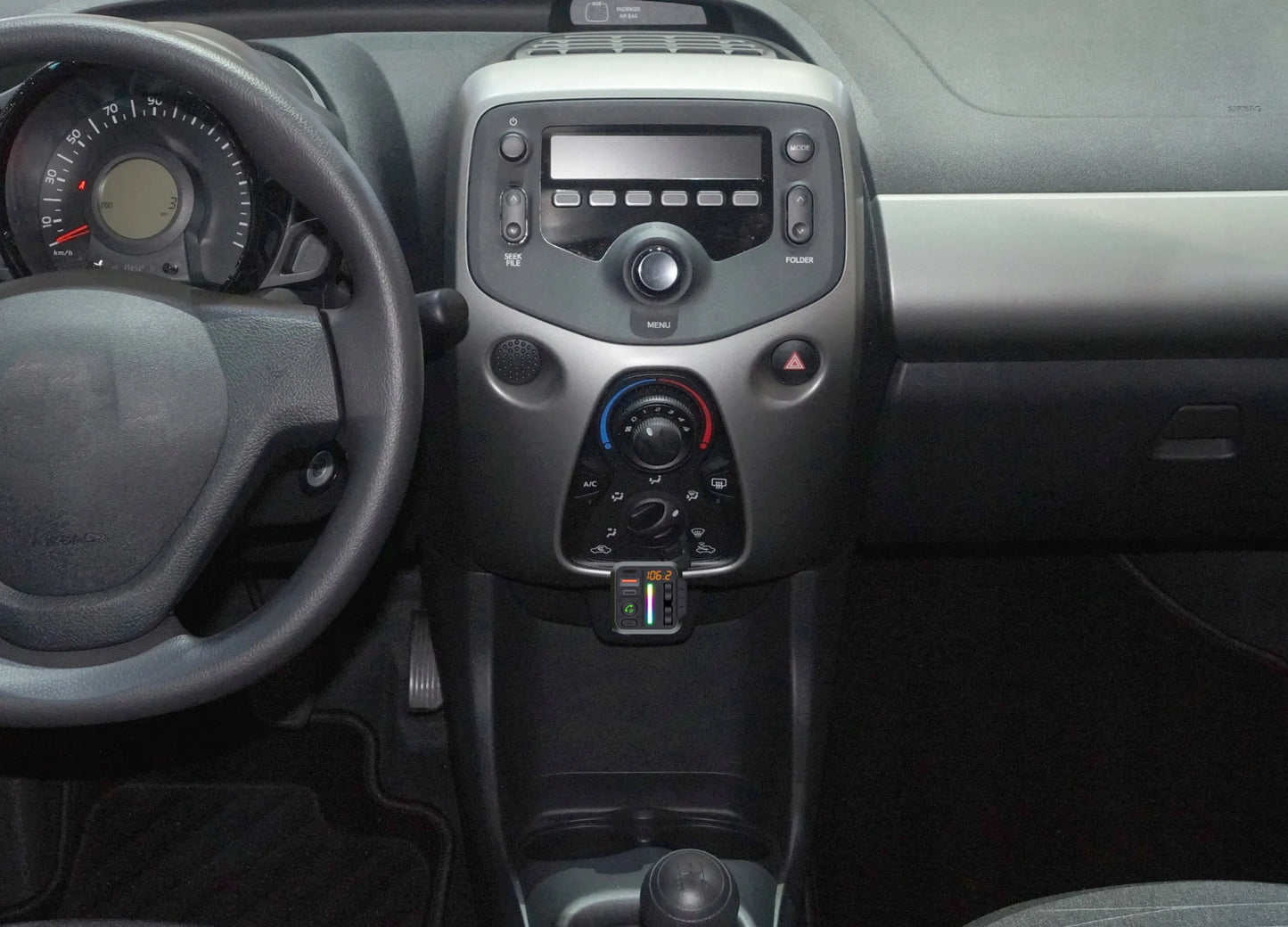 BLOW Bluetooth 5.3 automobilinis FM siųstuvas, laisvų rankų įranga, QC 3.0 PD 20W