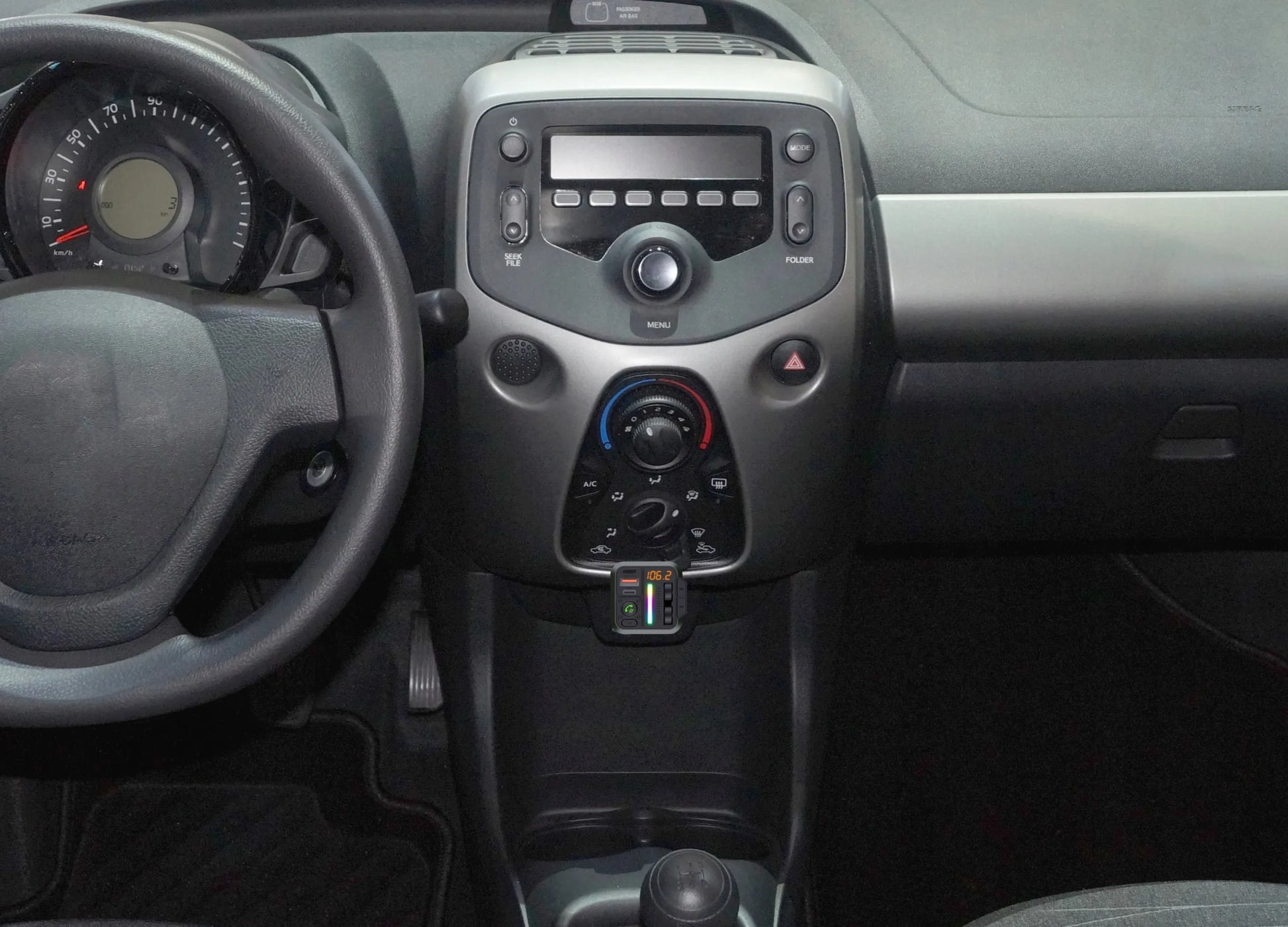 BLOW Bluetooth 5.3 automobilinis FM siųstuvas, laisvų rankų įranga, QC 3.0 PD 20W