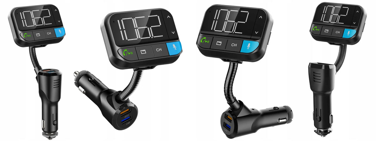 BLOW FM siųstuvas Bluetooth 5.0 SD QC 3xUSB Siri/Google laisvų rankų įranga