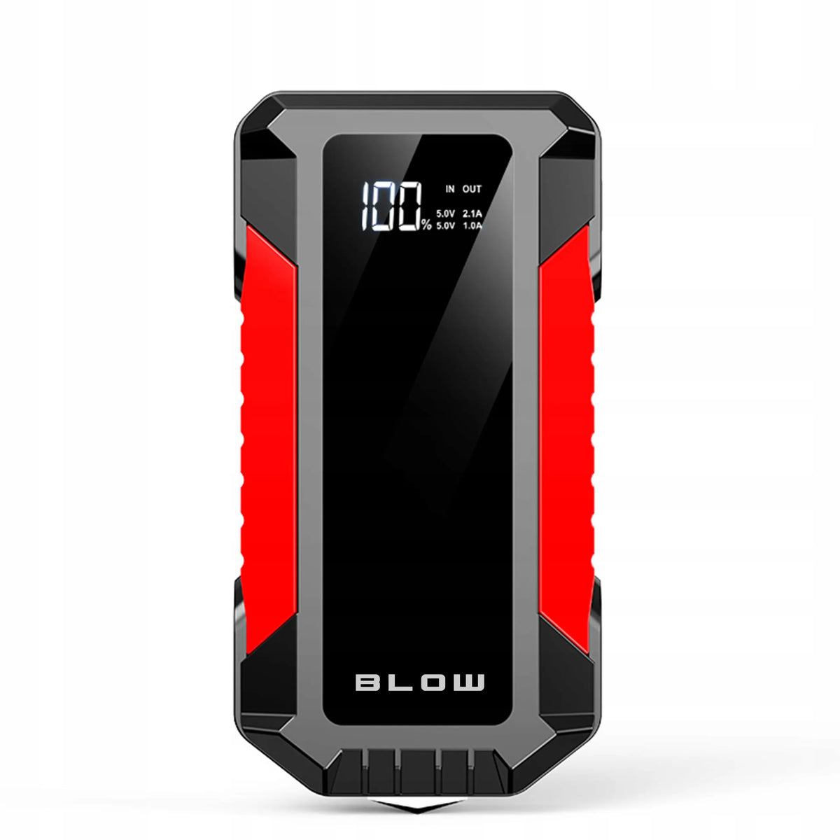 BLOW JS-12 Jump starter, pagalbinis užvedimo įrenginys, powerbank, žibintuvėlis, saugos plaktukas, laidai, 1000A, 12000mAh