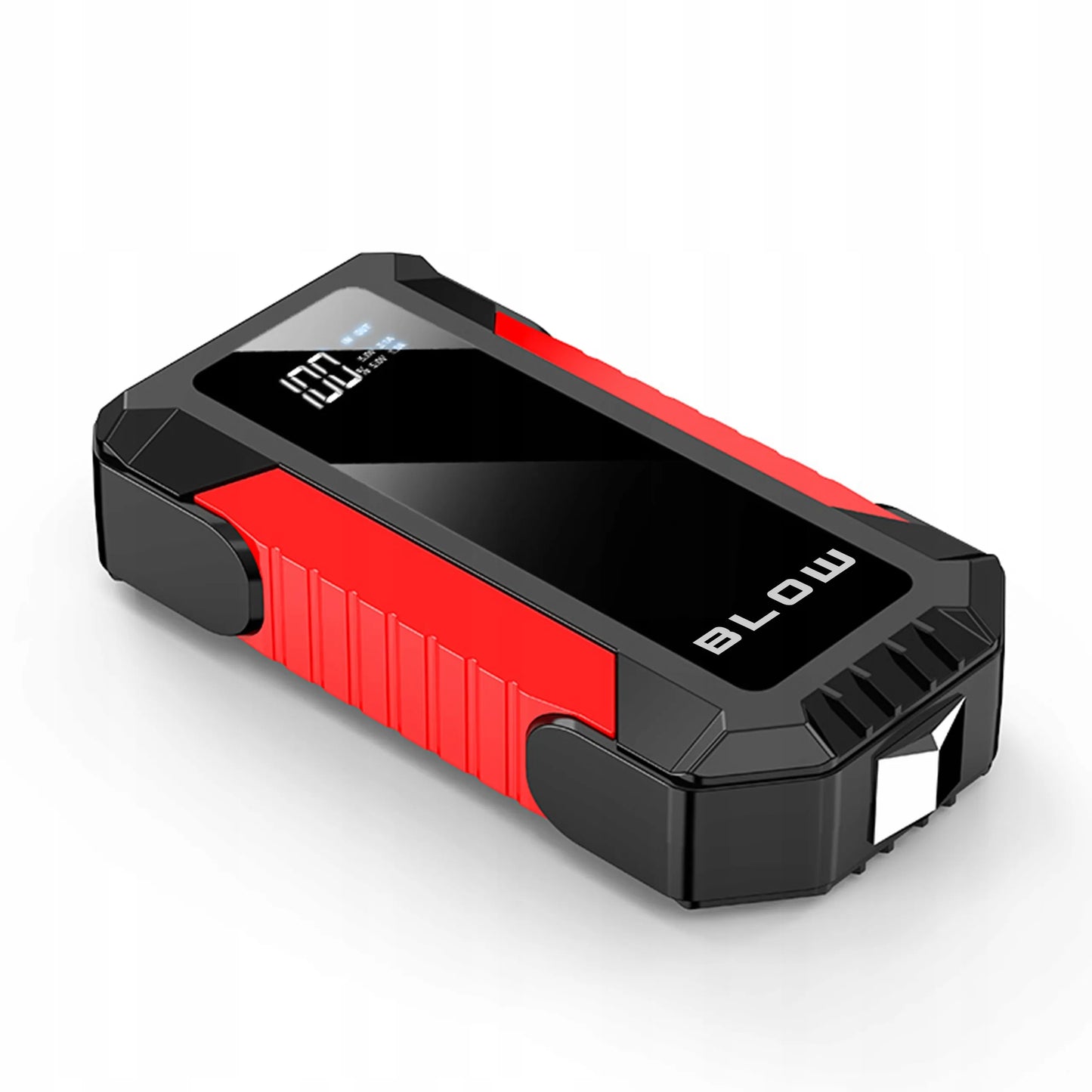 BLOW JS-12 Jump starter, pagalbinis užvedimo įrenginys, powerbank, žibintuvėlis, saugos plaktukas, laidai, 1000A, 12000mAh