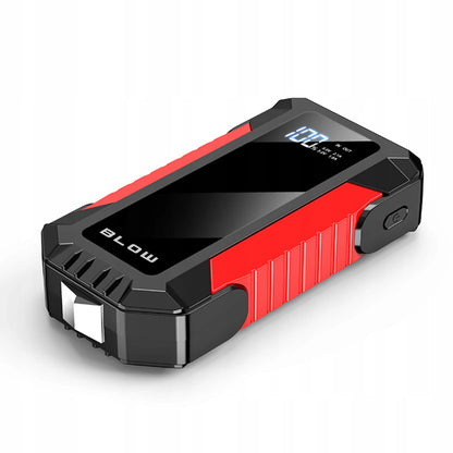 BLOW JS-12 Jump starter, pagalbinis užvedimo įrenginys, powerbank, žibintuvėlis, saugos plaktukas, laidai, 1000A, 12000mAh