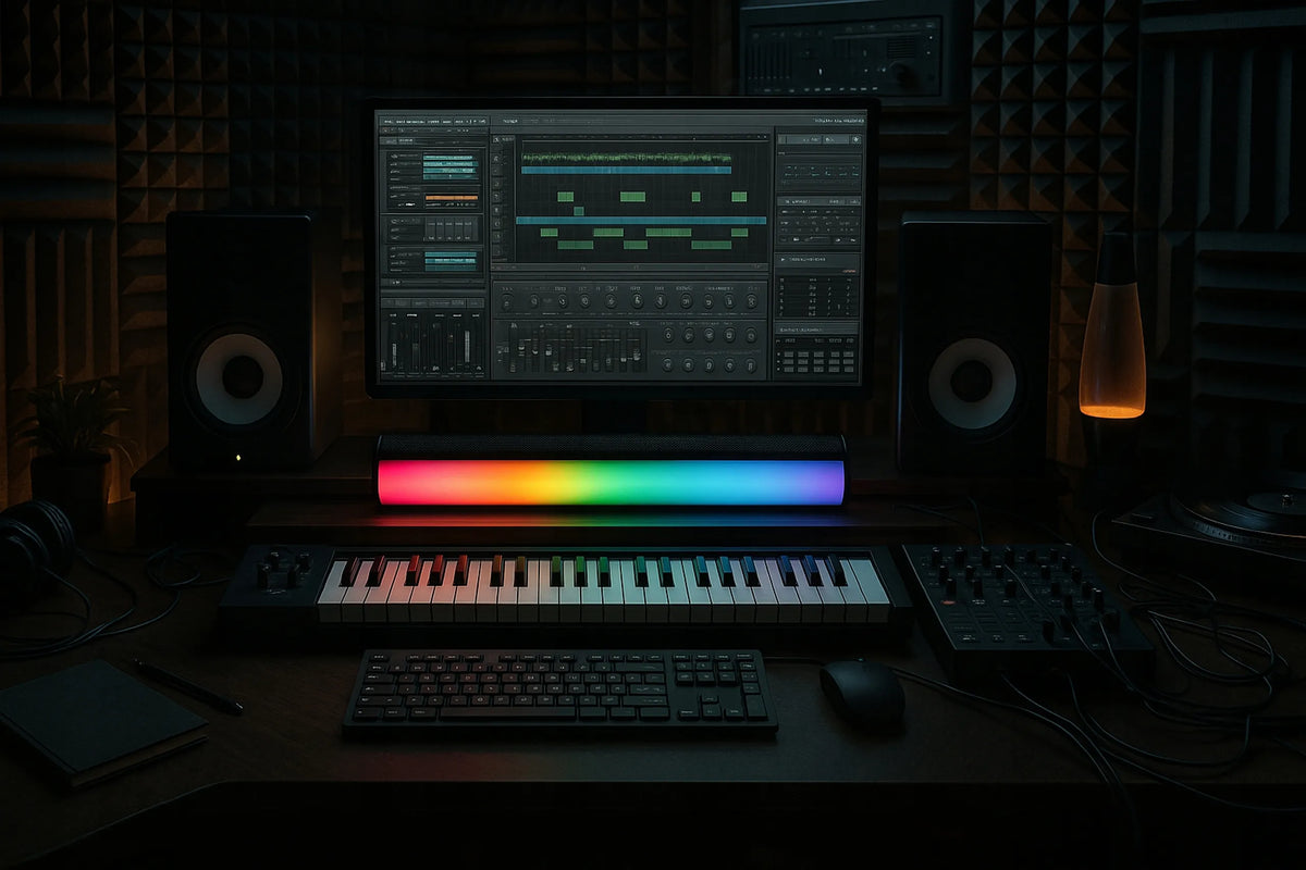 BLOW MS-33 žaidimų garso kolonėlė - RGB LED kompiuterio garso sistema, USB, 14W