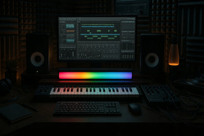 BLOW MS-33 žaidimų garso kolonėlė - RGB LED kompiuterio garso sistema, USB, 14W