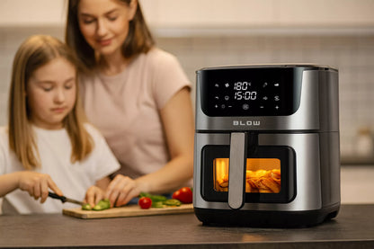 BLOW orkaitė su karšto oro cirkuliacija AIR FRYER, XL 8L talpa, 2 kaitinimo elementai, 2500W
