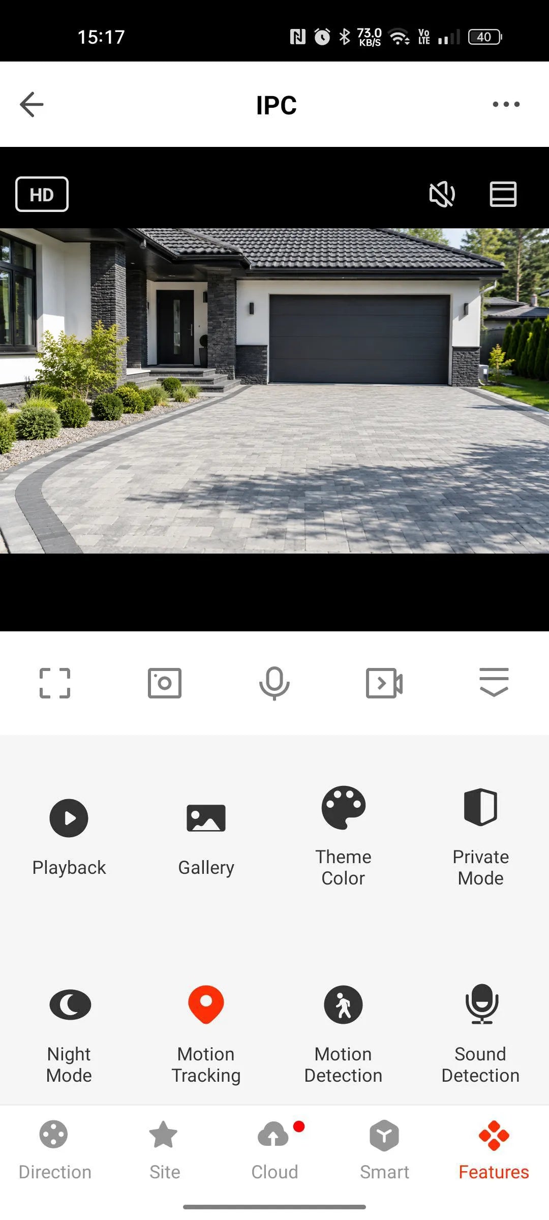 BLOW T-135 5MP WIFI IP pasukama išorinė kamera, Full HD, su judesio detekcija ir Tuya palaikymu