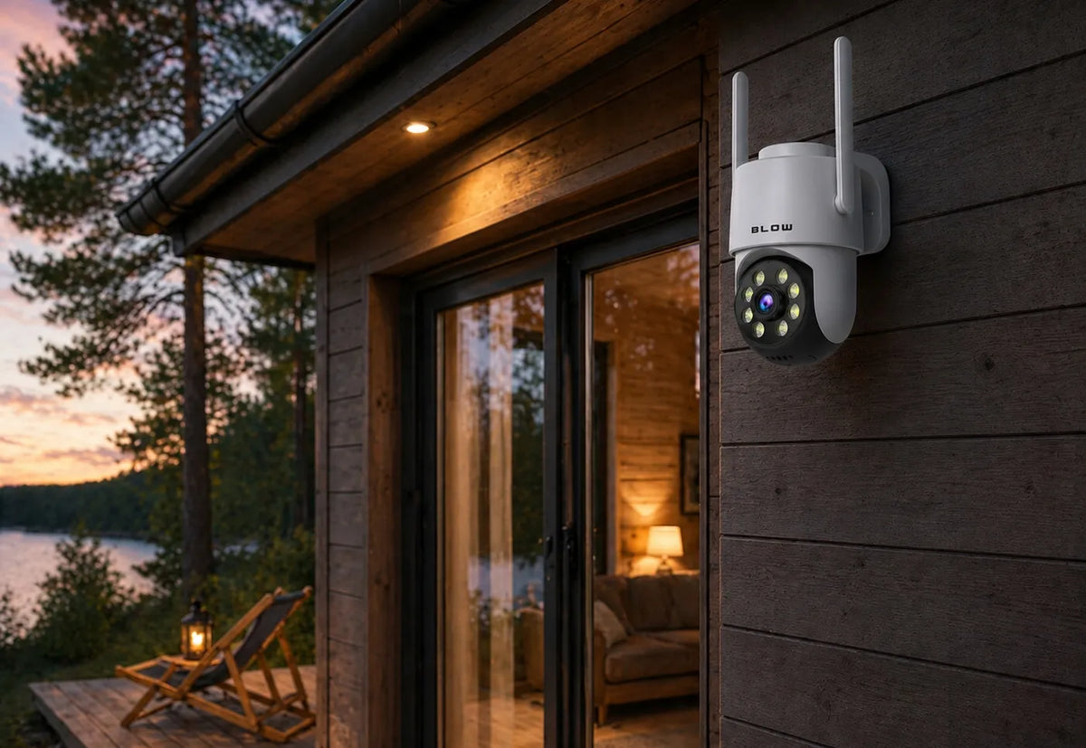 BLOW T-135 5MP WIFI IP pasukama išorinė kamera, Full HD, su judesio detekcija ir Tuya palaikymu