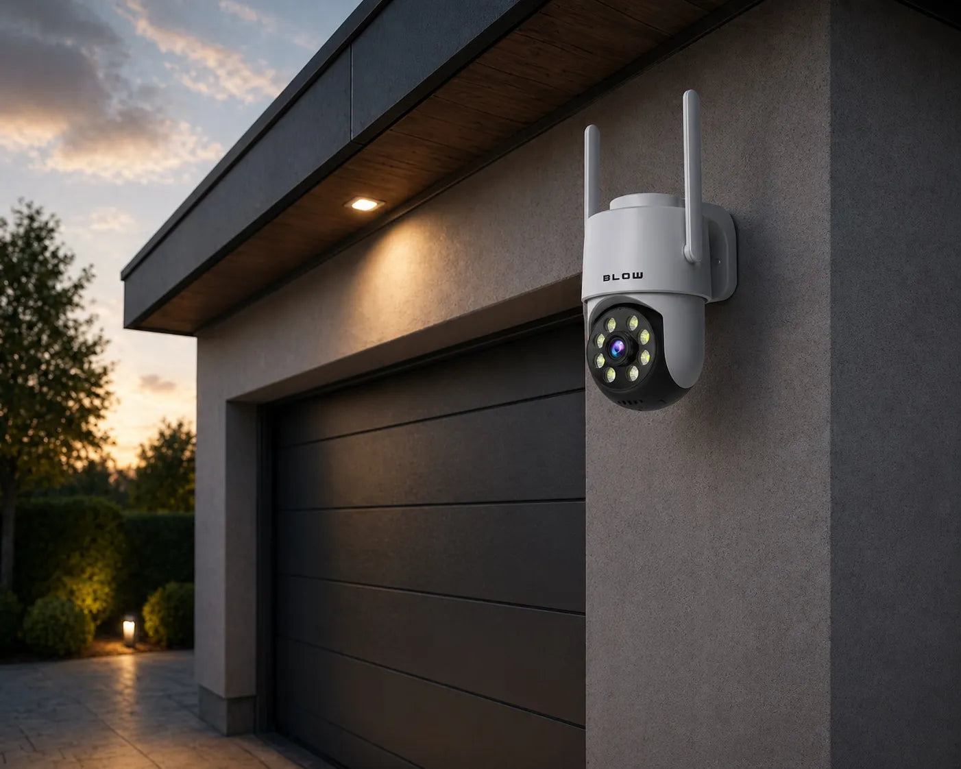 BLOW T-135 5MP WIFI IP pasukama išorinė kamera, Full HD, su judesio detekcija ir Tuya palaikymu