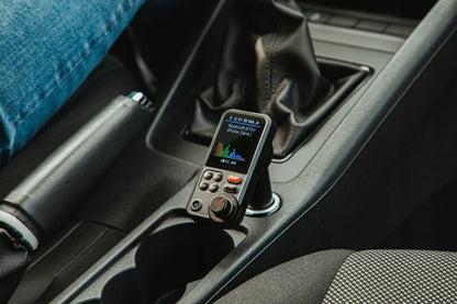BLUETOOTH 5.0 FM siųstuvas, laisvų rankų įranga, QC3.0, SD, BASS, didelis LCD ekranas, 24V