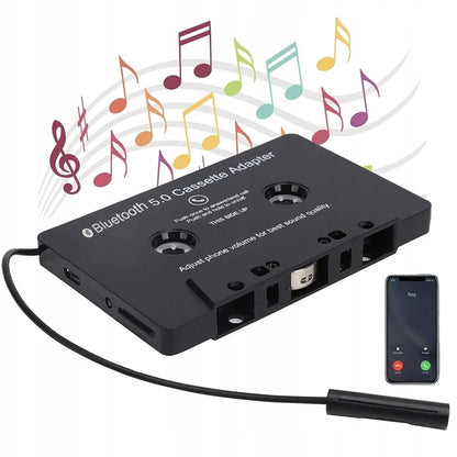 BLUETOOTH 5.0 kasetinis adapteris konverteris imtuvas