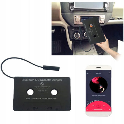 BLUETOOTH 5.0 kasetinis adapteris konverteris
