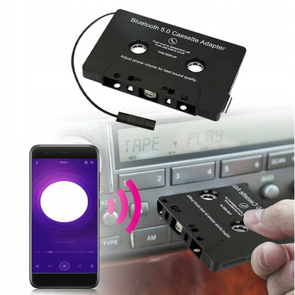 BLUETOOTH 5.0 kasetinis adapteris konverteris