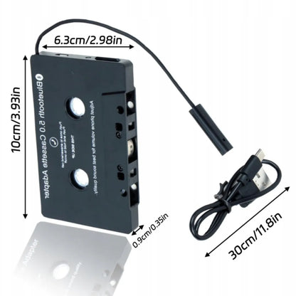 BLUETOOTH 5.0 kasetinis adapteris-konverteris