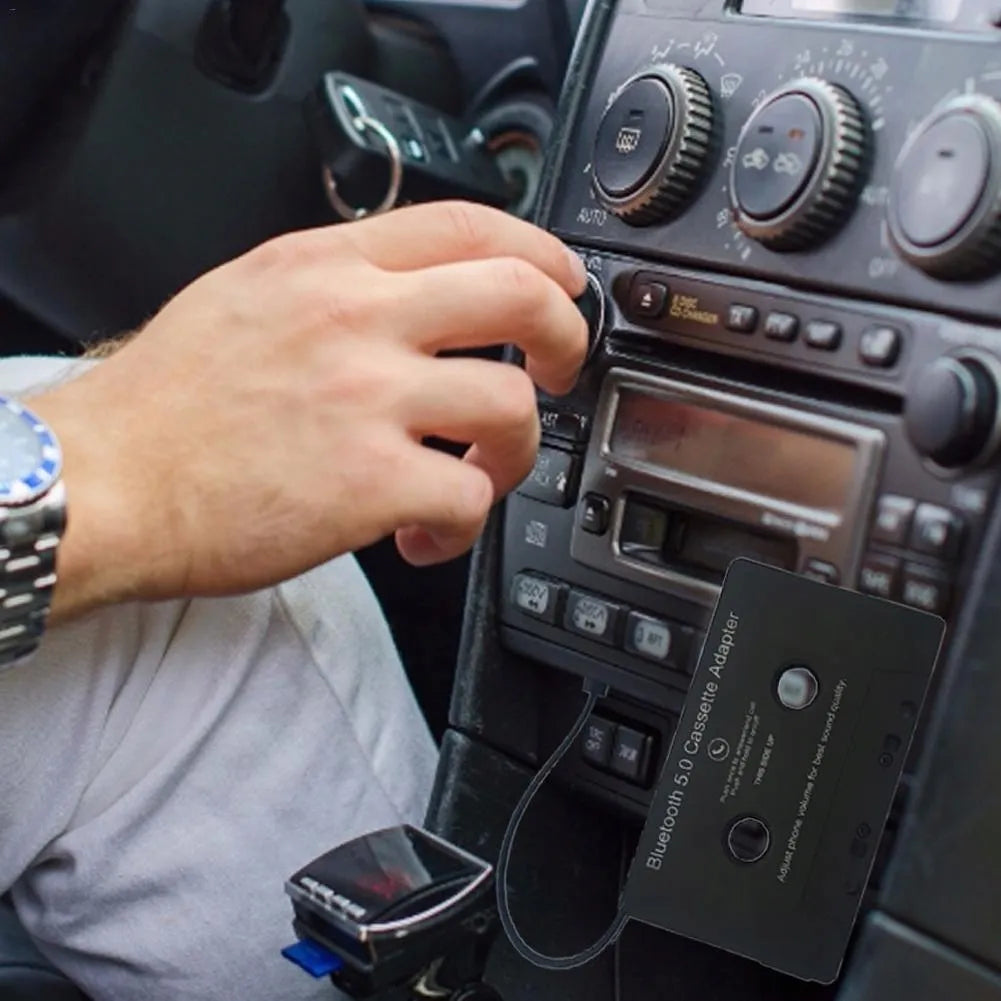 BLUETOOTH 5.0 kasetinis adapteris konverteris