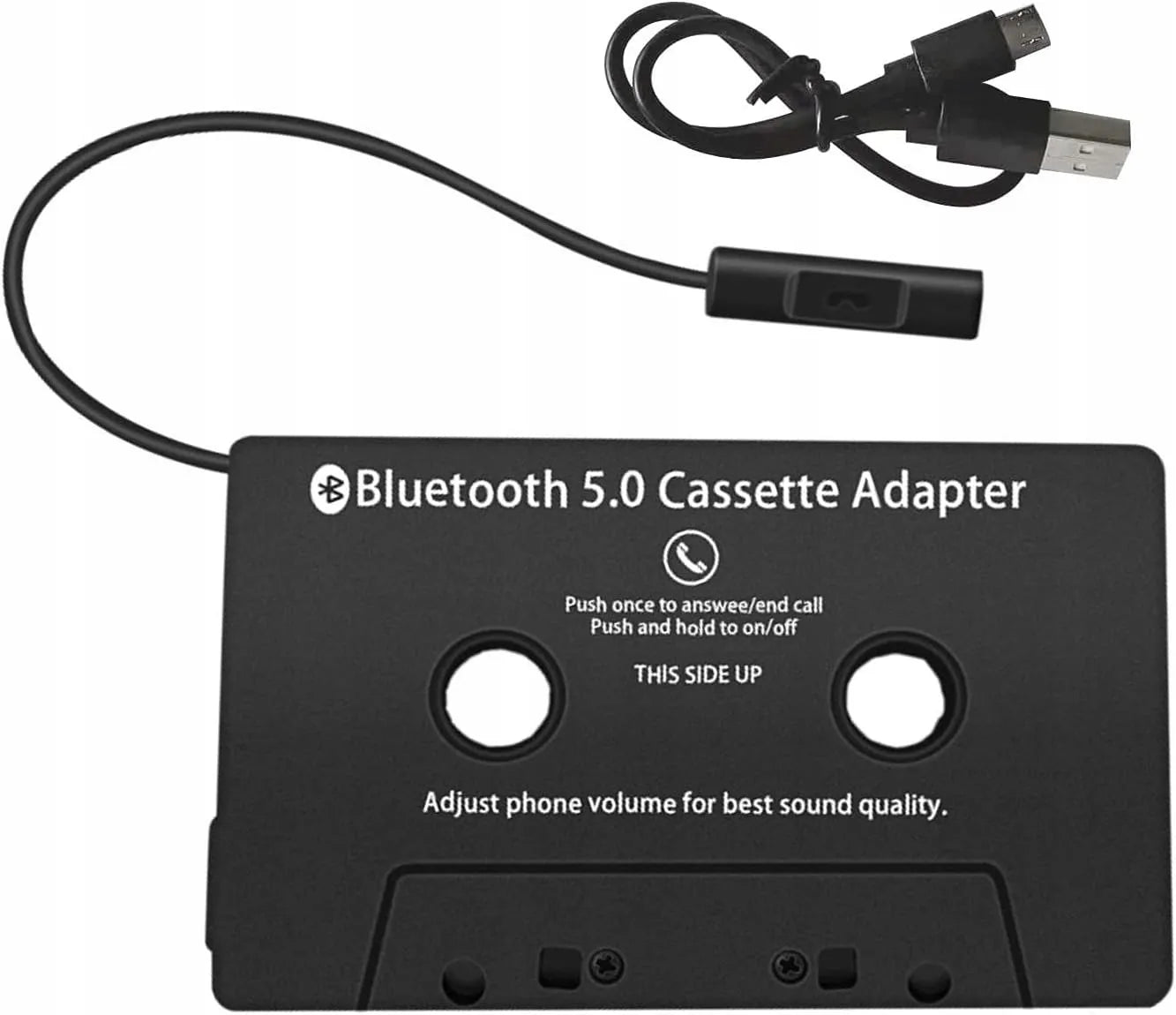 BLUETOOTH 5.0 kasetinis adapteris-konverteris