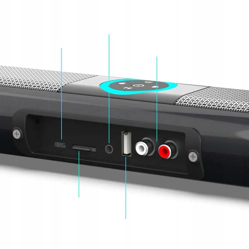 BLUETOOTH garso juosta garsiakalbis 5.0 USB HDMI televizoriui