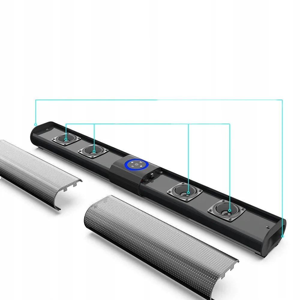 BLUETOOTH garso juosta garsiakalbis 5.0 USB HDMI televizoriui