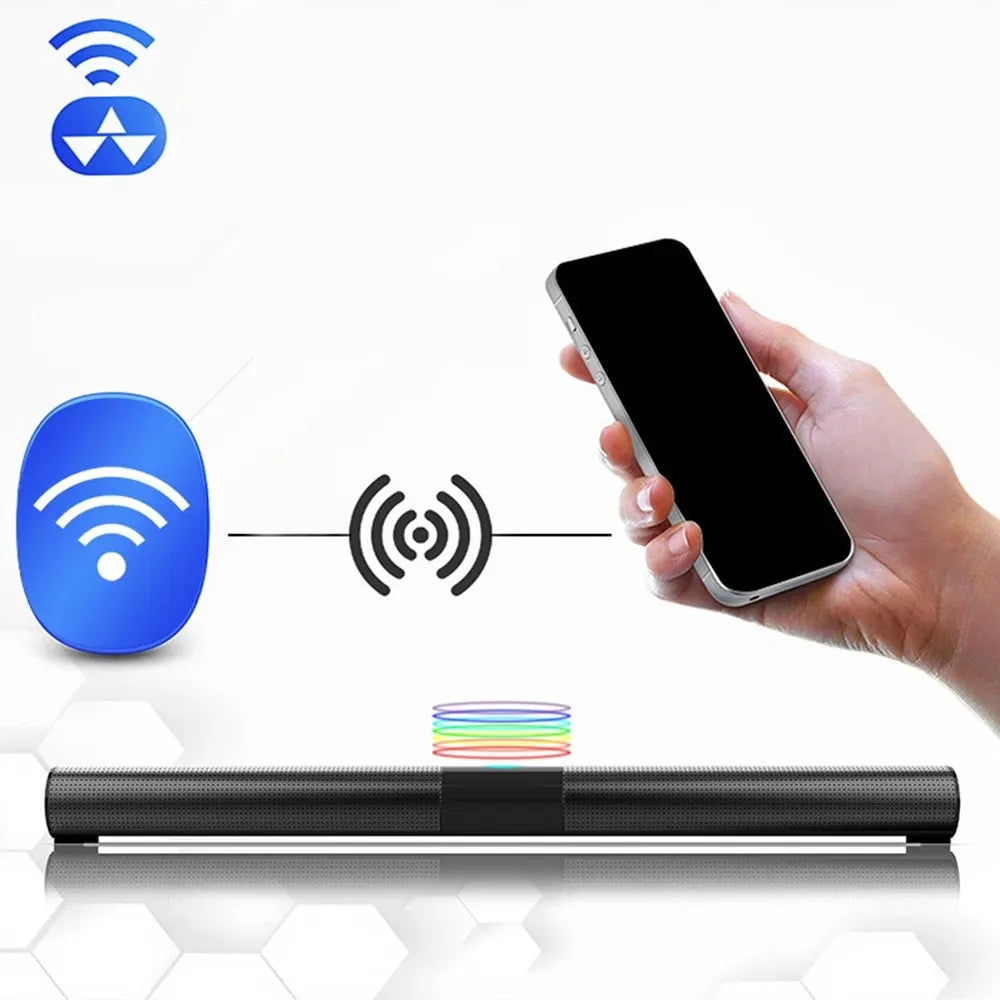 BLUETOOTH garso juosta garsiakalbis 5.0 USB HDMI televizoriui