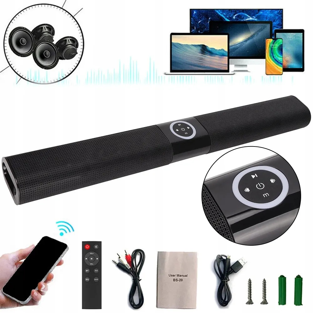 BLUETOOTH garso juosta garsiakalbis 5.0 USB HDMI televizoriui